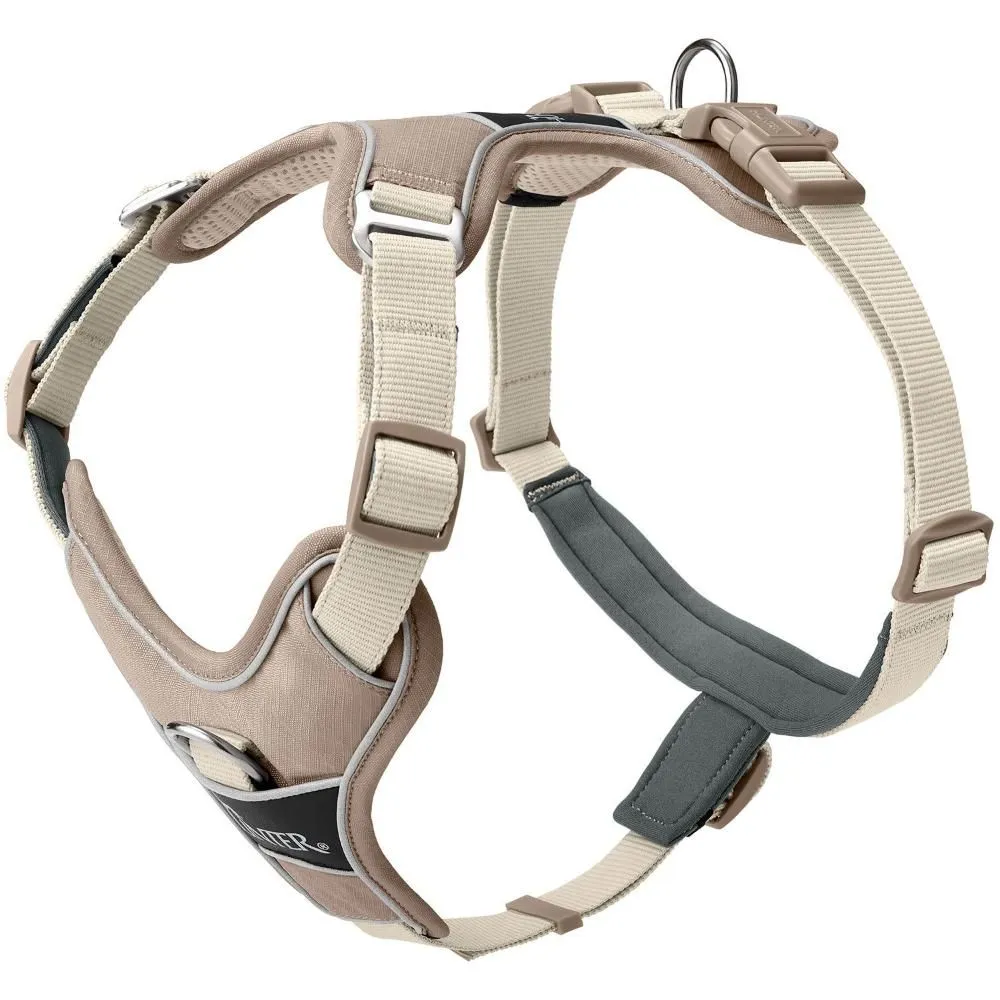 Hunter Divo Up hundesele XS beige just mave 34-47 cm - Nem påtagning og ergonomisk komfort